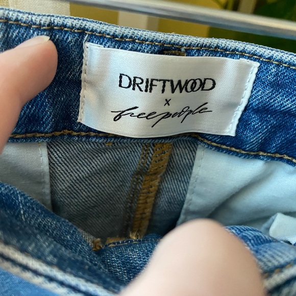 Free People | Floral Embroidered Denim Skirt - Picture 4 of 9